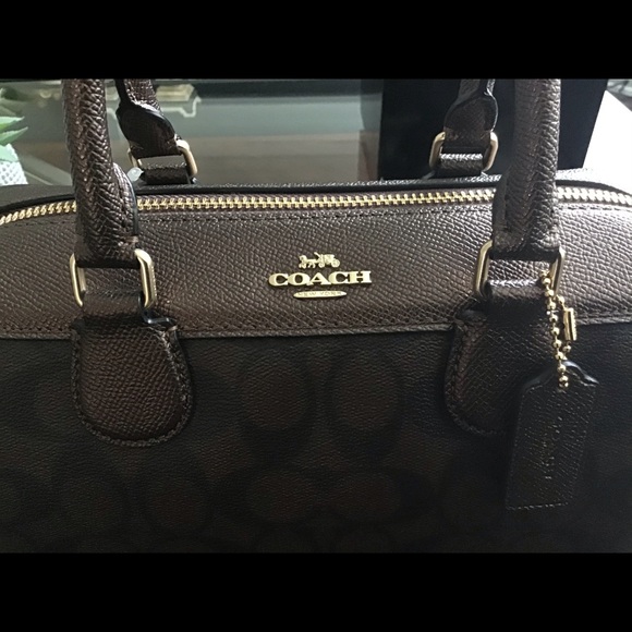 *SOLD*Coach Mini Bennett Signature Satchel - Picture 8 of 10